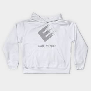 E corp (mr. Robot) Black Font Kids Hoodie